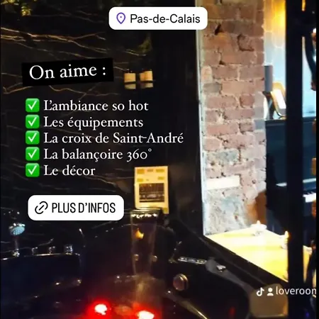 מלון אהבה Blacroom De L'artois Souchez
